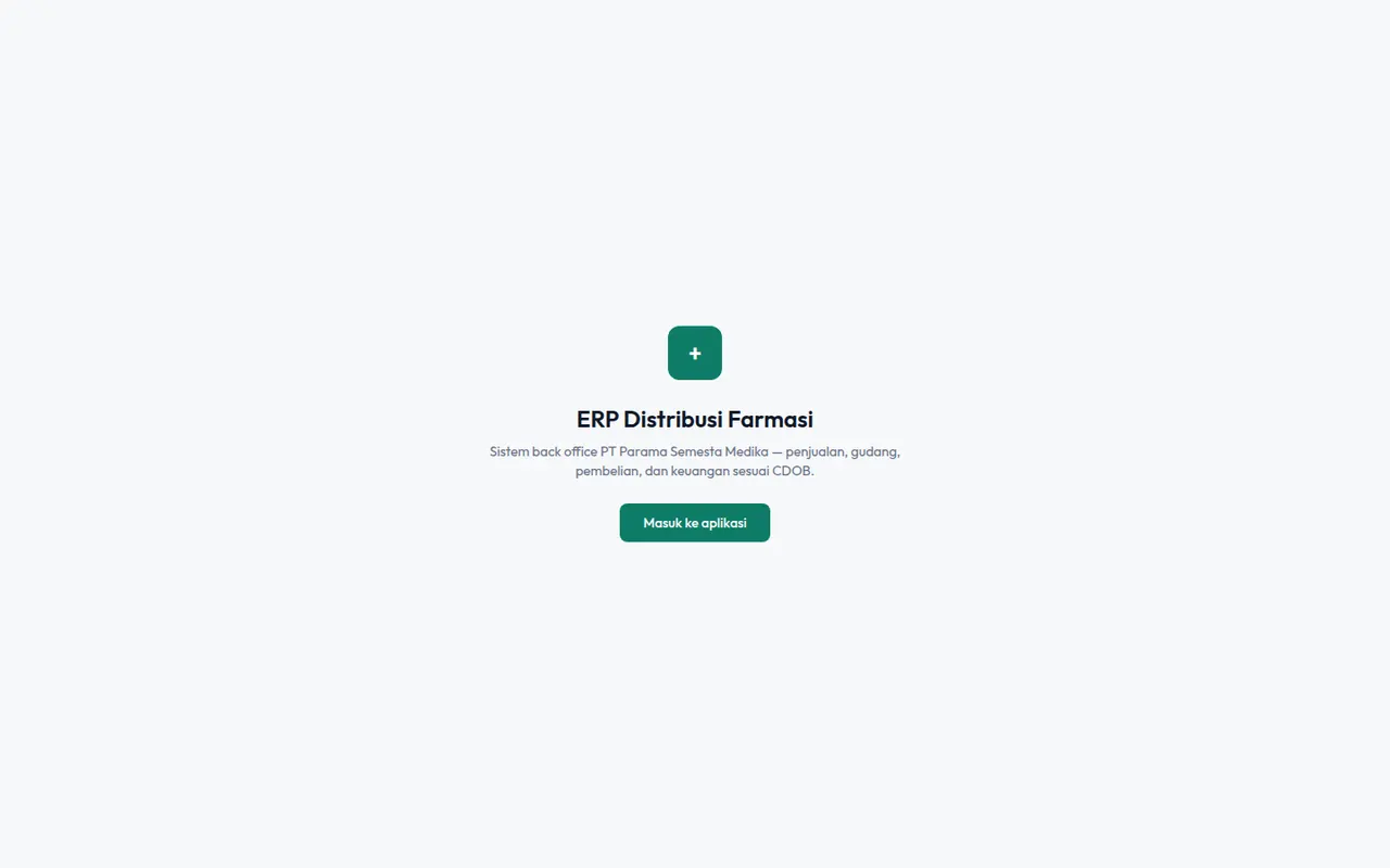 Tampilan ERP System