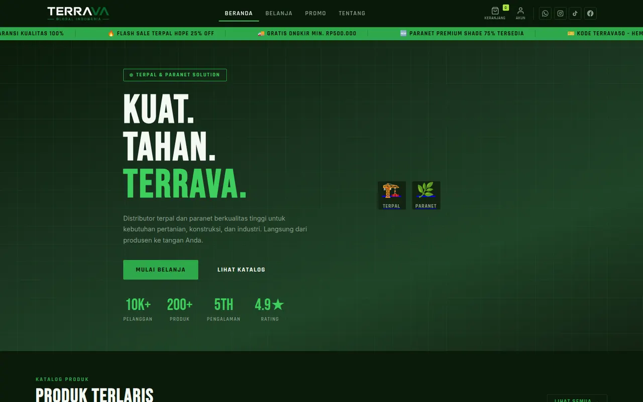 Tampilan Terrava